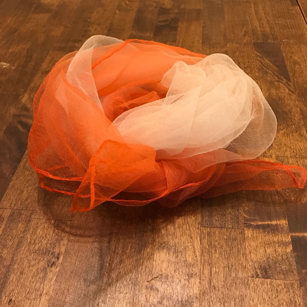 Vintage Sheer Square Scarf